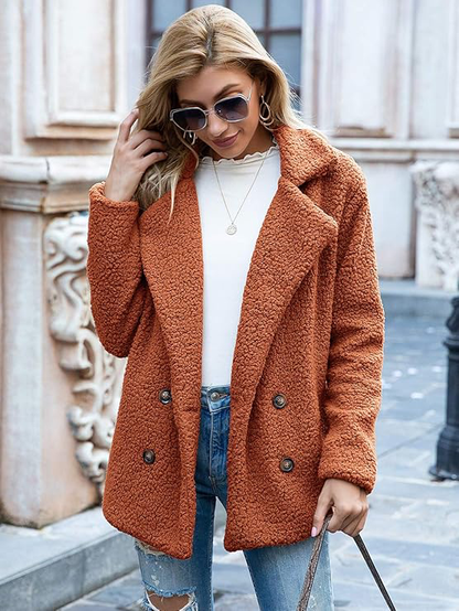 Fluffy Plush Teddy Coat