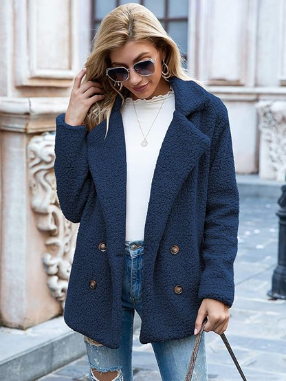 Fluffy Plush Teddy Coat