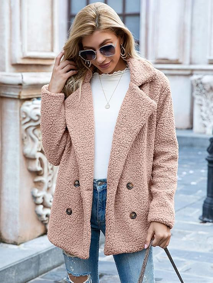 Fluffy Plush Teddy Coat