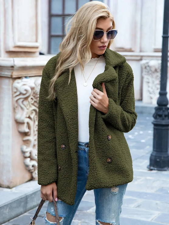 Fluffy Plush Teddy Coat