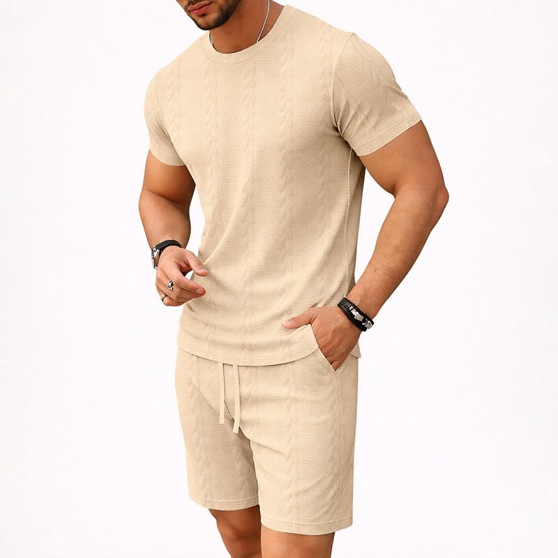 Franco Bianchi Cable Knit Summer Co-Ord Set