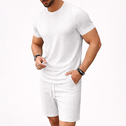 Franco Bianchi Cable Knit Summer Co-Ord Set