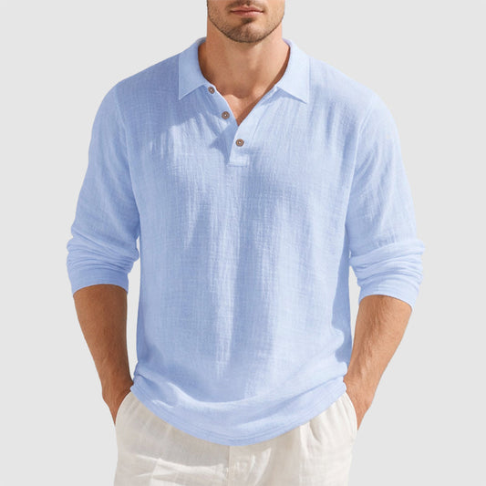Franco Bianchi Casual Shirt with Open Collar and Buttons