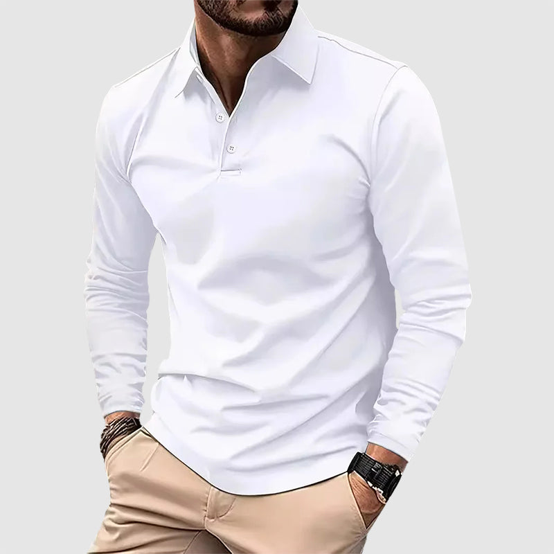 Franco Bianchi Long Sleeve Polo Shirt