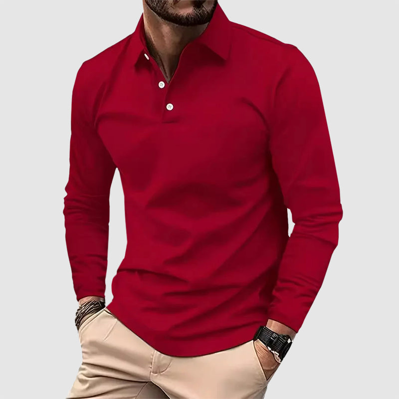 Franco Bianchi Long Sleeve Polo Shirt