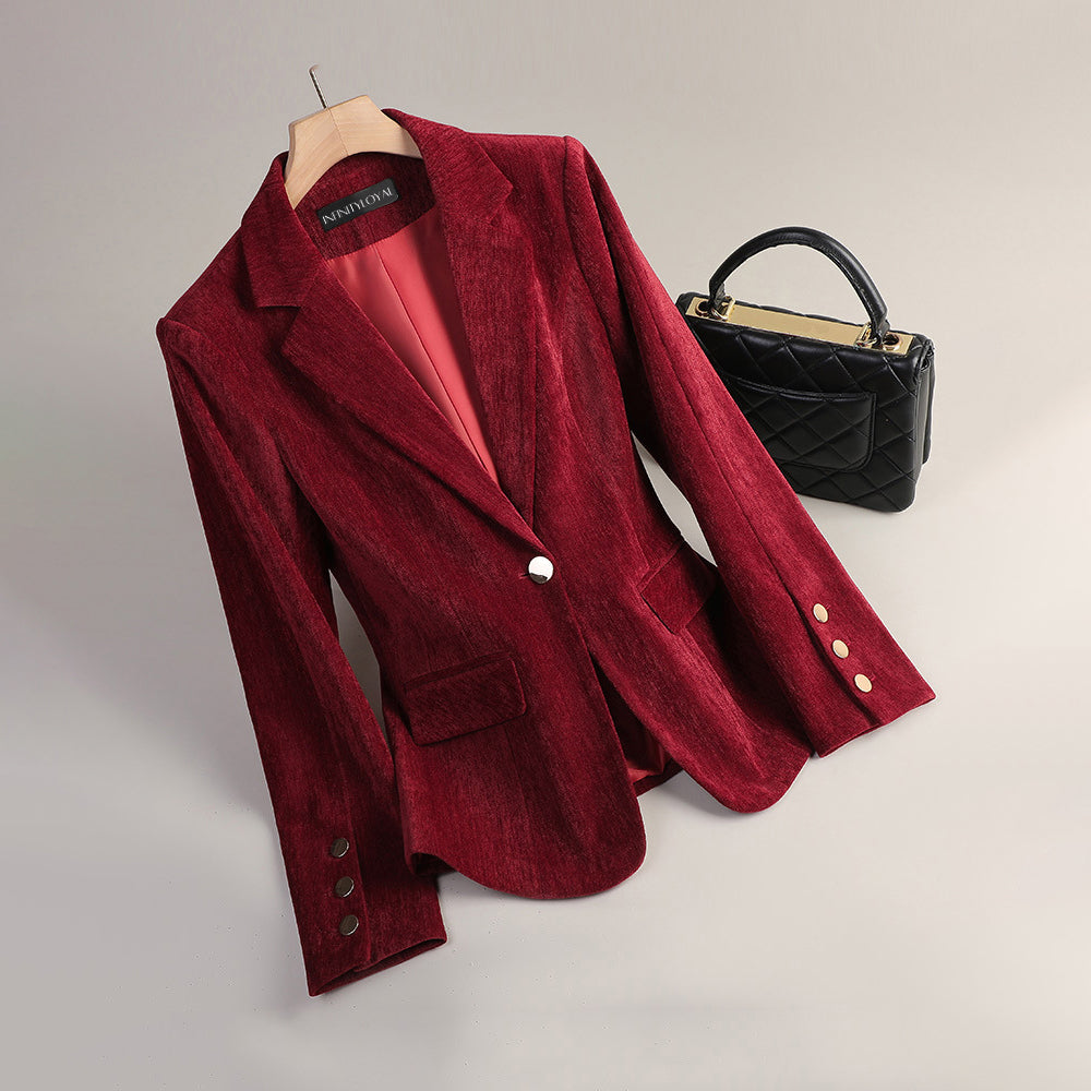 Isabelle DeLacroix Velvet Dawn Blazer