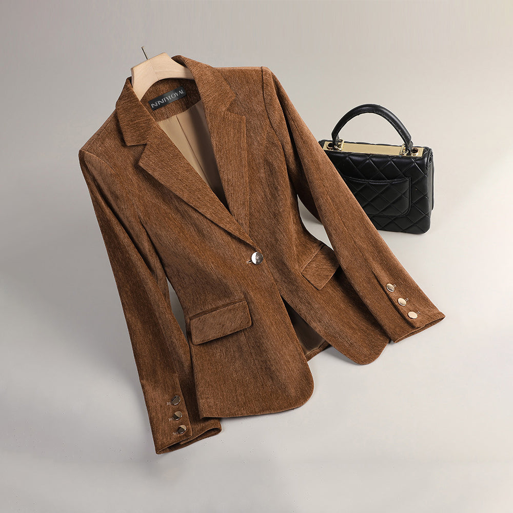 Isabelle DeLacroix Velvet Dawn Blazer