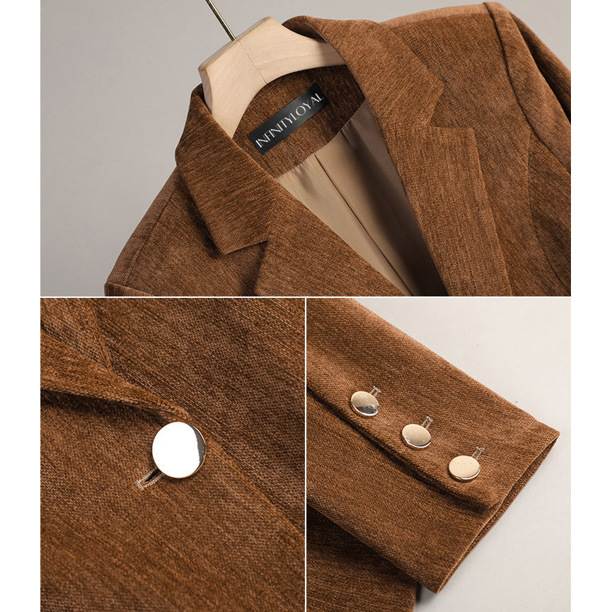 Isabelle DeLacroix Velvet Dawn Blazer