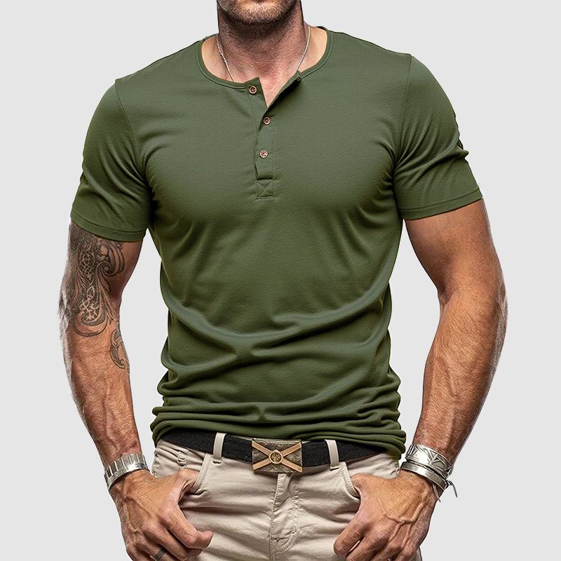 Jack Washington Active Fit Henley T-Shirt