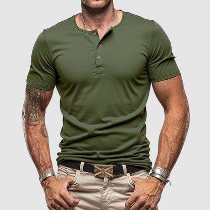 Jack Washington Active Fit Henley T-Shirt