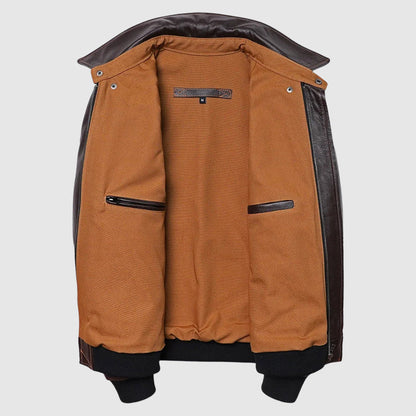 Jack Washington Aviator Leather Jacket