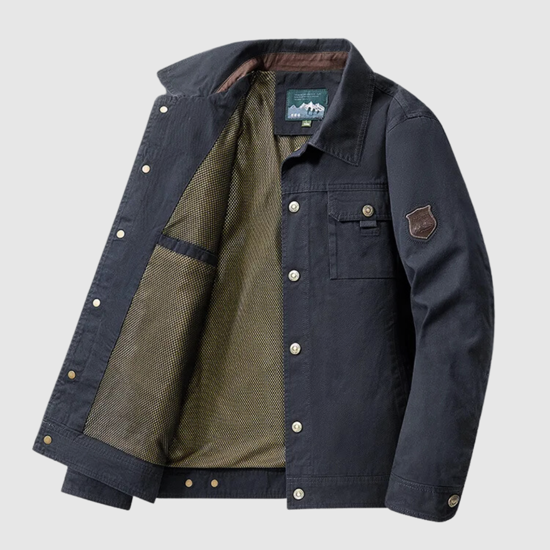 Jack Washington Belmont Cotton Blue Jacket