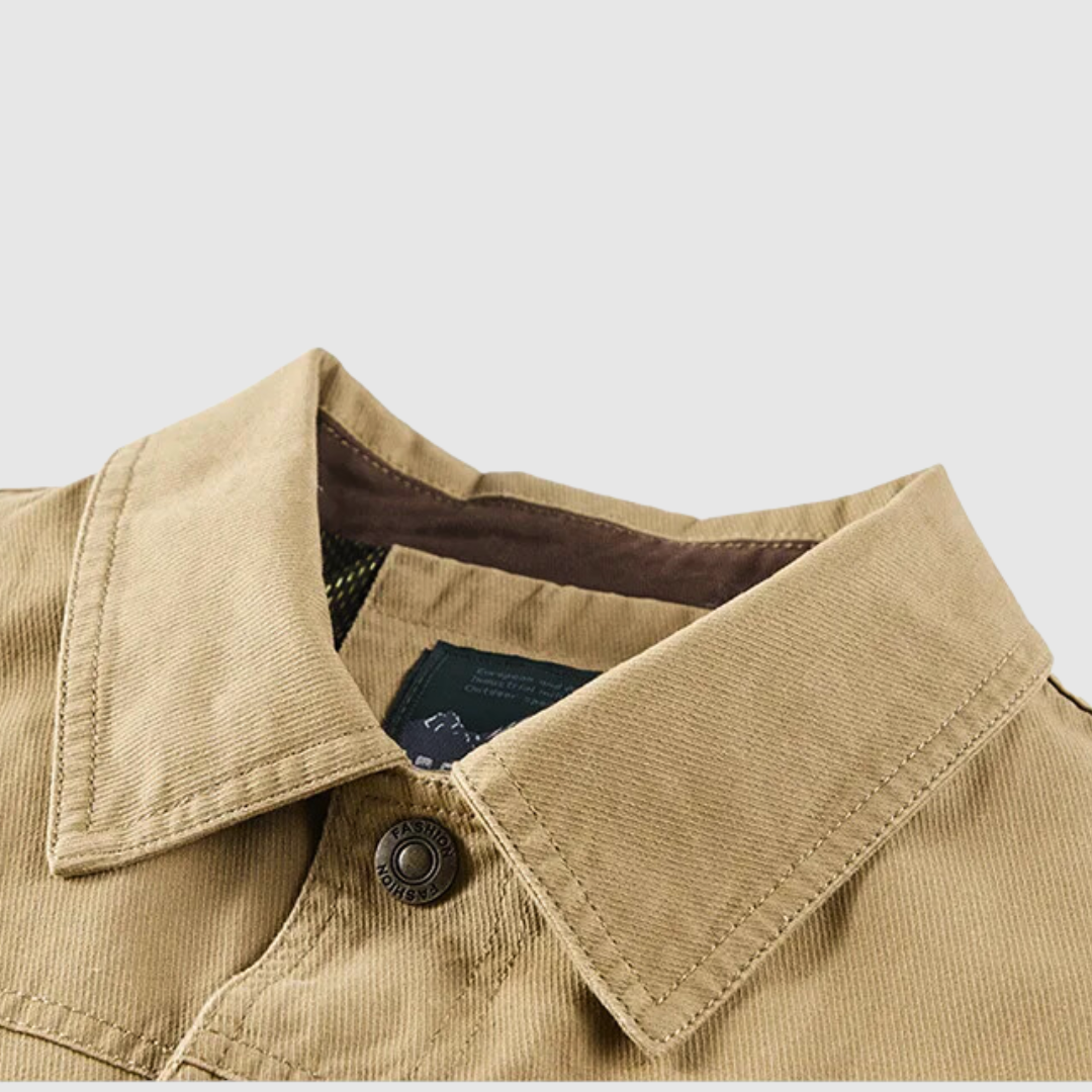 Jack Washington Belmont Khaki Cotton Jacket