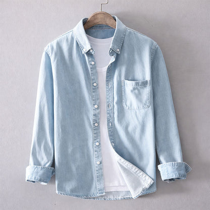 Jack Washington Button-Down Denim Style Shirt