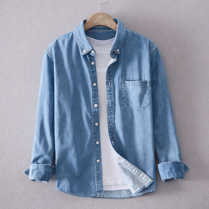 Jack Washington Button-Down Denim Style Shirt