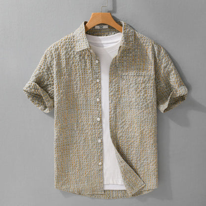 Jack Washington Button-Up Shirt with Textured Pattern