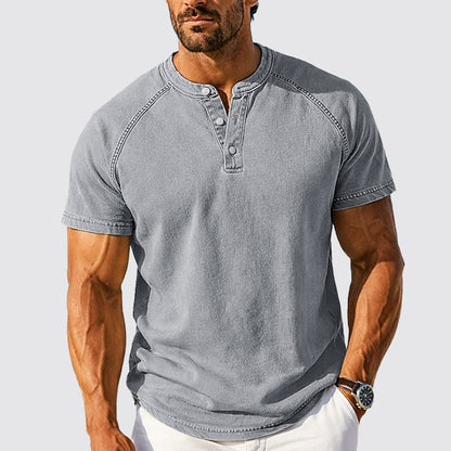 Jack Washington Cotton Henley T-Shirt