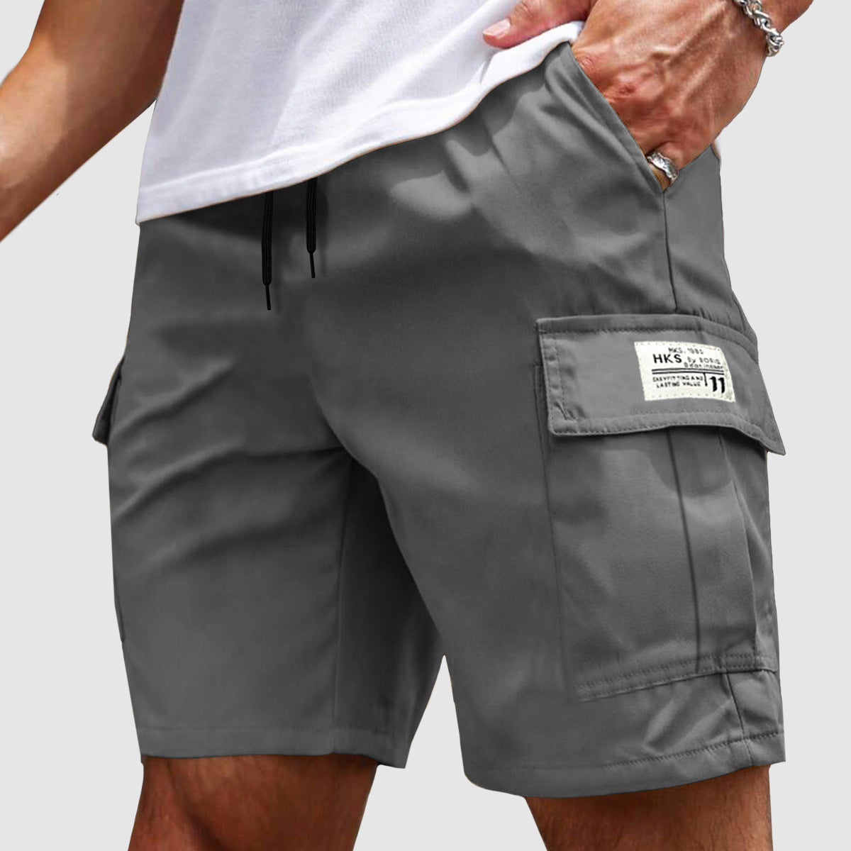 Jack Washington Drawstring Cargo Shorts