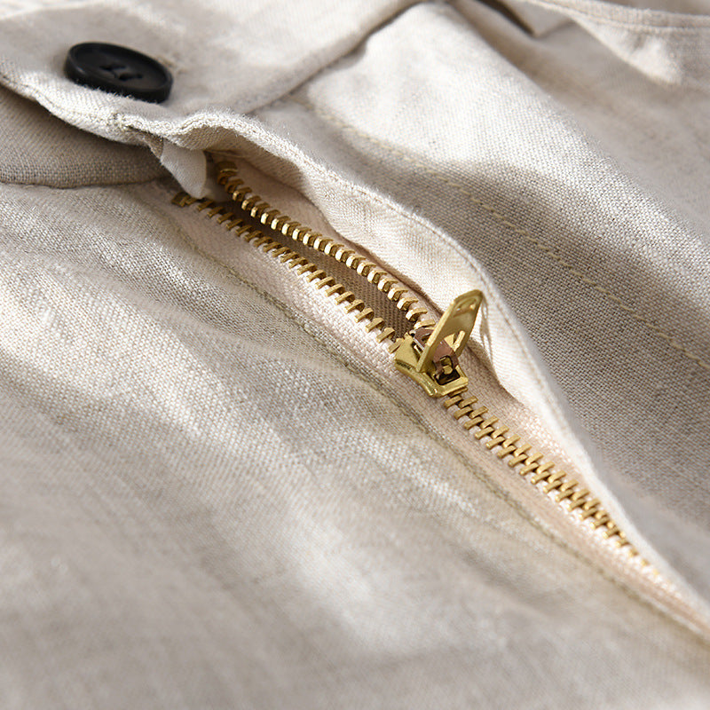 Jack Washington Dune Linen Shorts