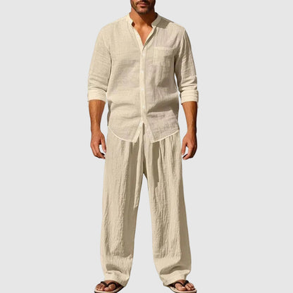 Jack Washington Linen Loose-Fit Two-Piece Outfit