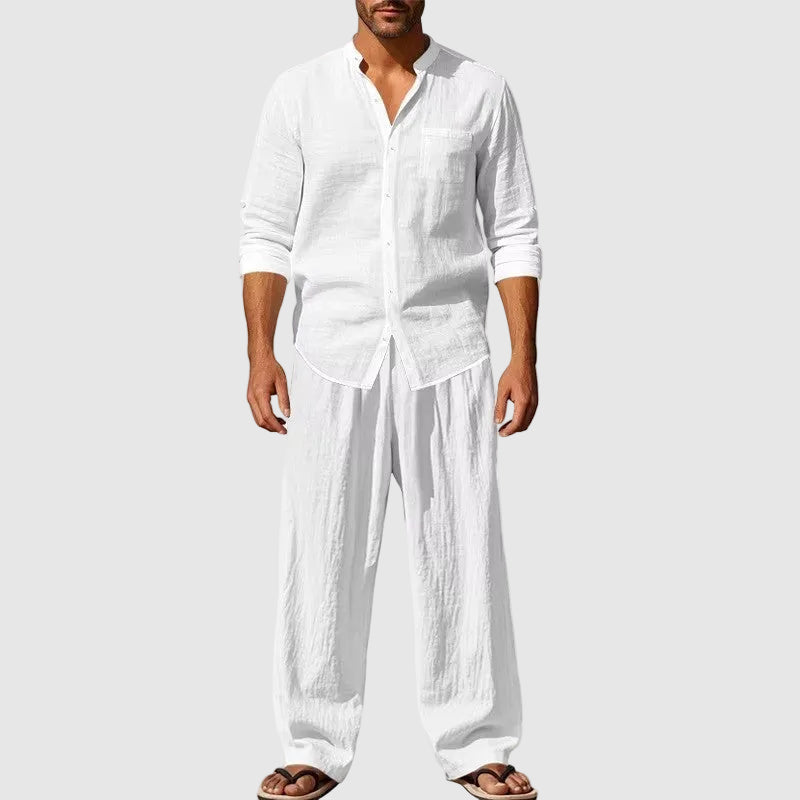 Jack Washington Linen Loose-Fit Two-Piece Outfit