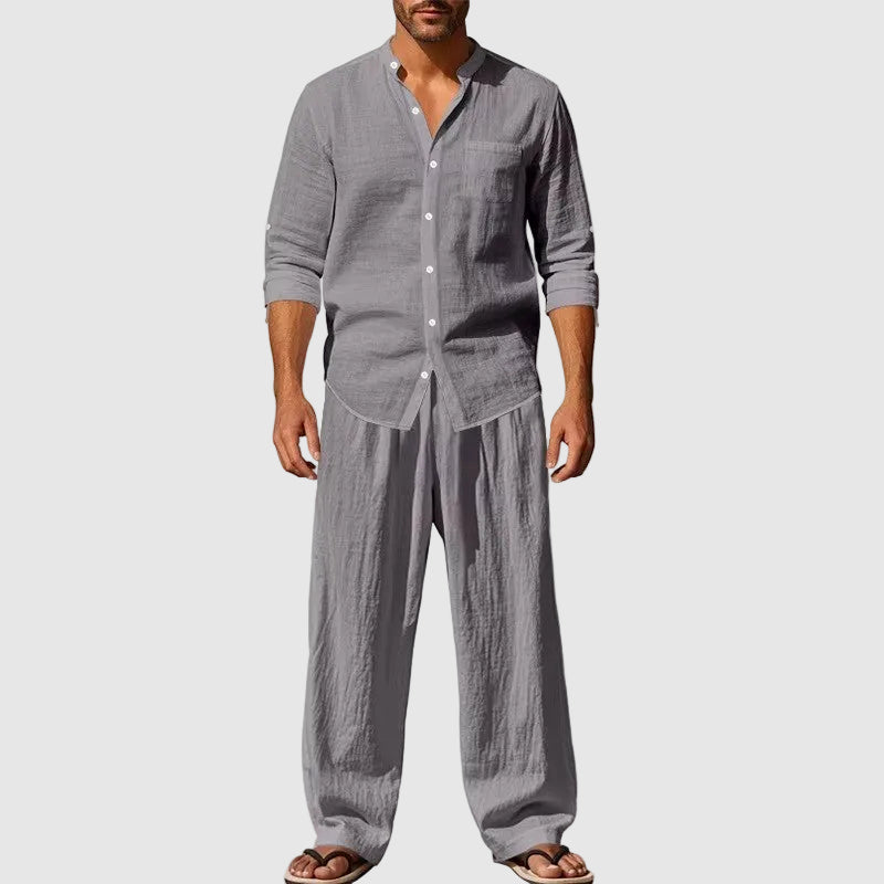 Jack Washington Linen Loose-Fit Two-Piece Outfit