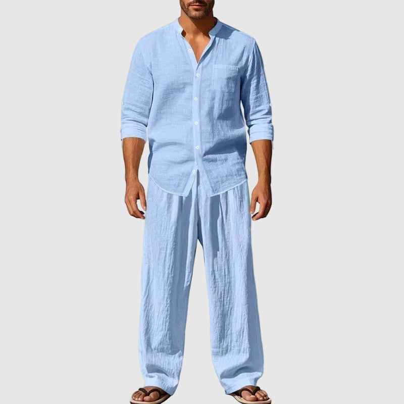 Jack Washington Linen Loose-Fit Two-Piece Outfit