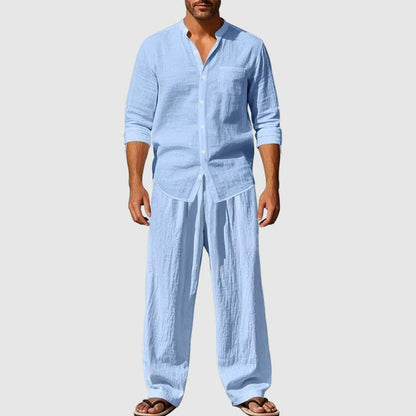 Jack Washington Linen Loose-Fit Two-Piece Outfit