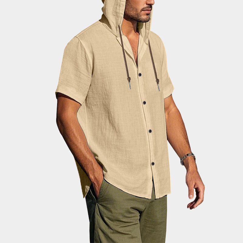 Jack Washington Short Sleeve Hooded Shirt