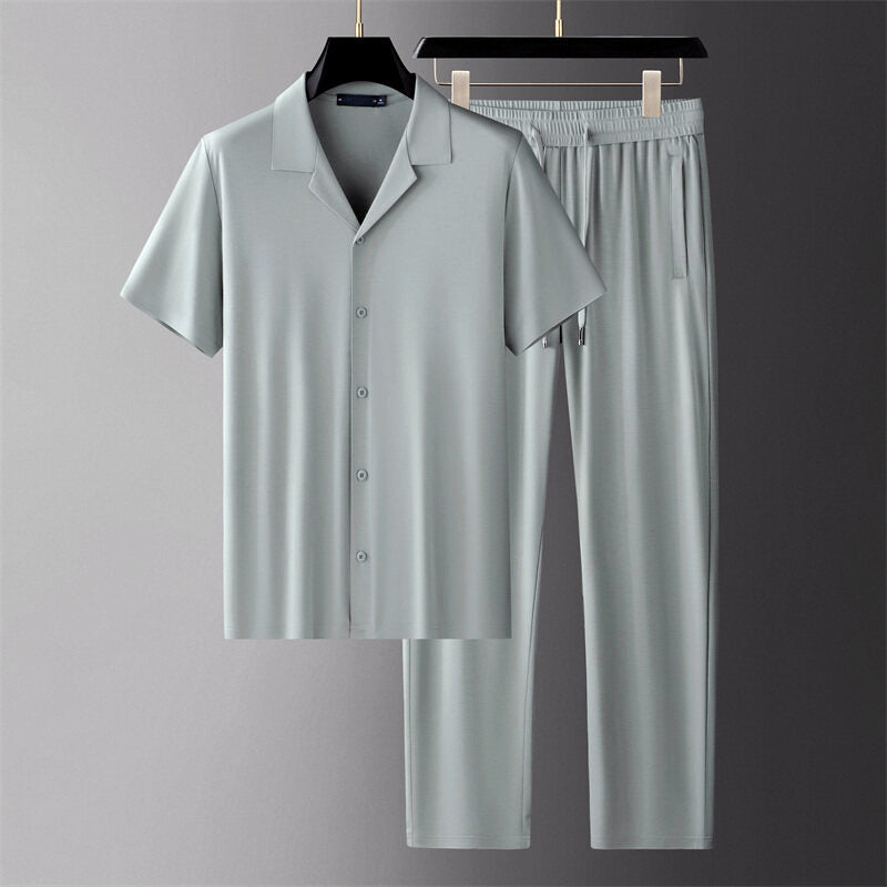 Jack Washington Short Sleeve Summer Set with Pants