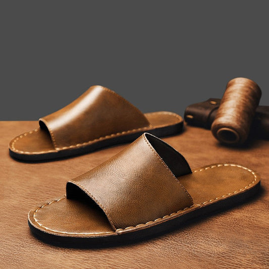 Jack Washington Slide Sandals with Wide Strap