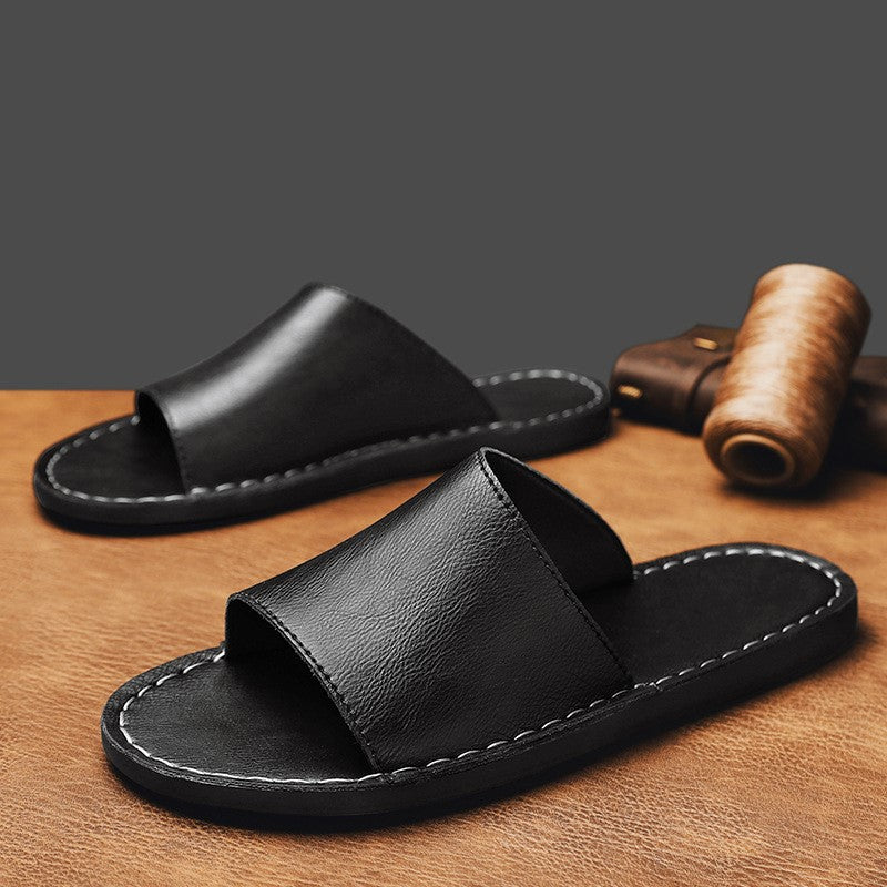 Jack Washington Slide Sandals with Wide Strap