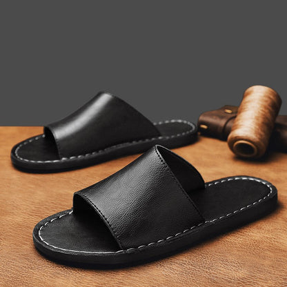 Jack Washington Slide Sandals with Wide Strap