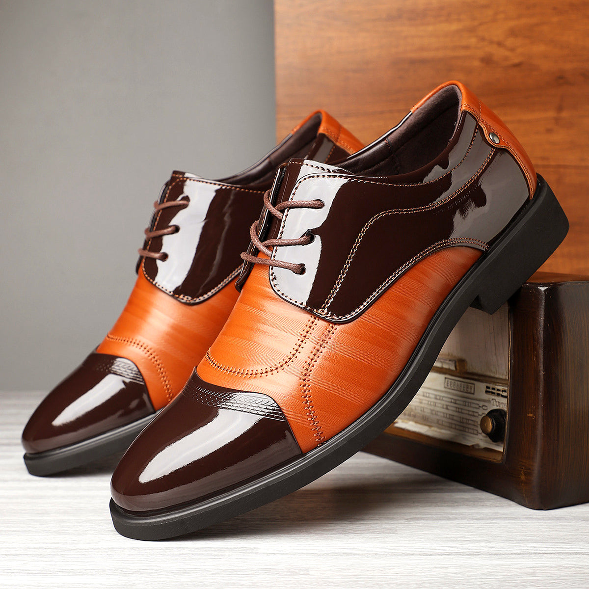 Jack Washington Two-Tone Oxford Shoes
