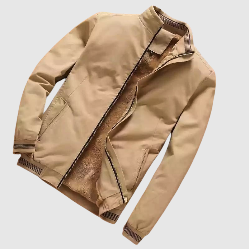 Jack Washington Windbreaker Cotton Jacket Brown