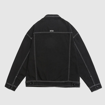 Jack Washington Retro Baggy Denim Jacket