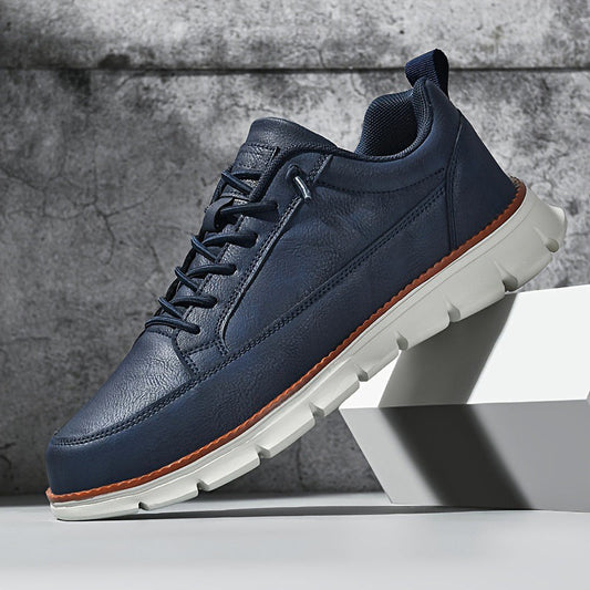 James Scott Lace-Up Sneakers with Textured Sole