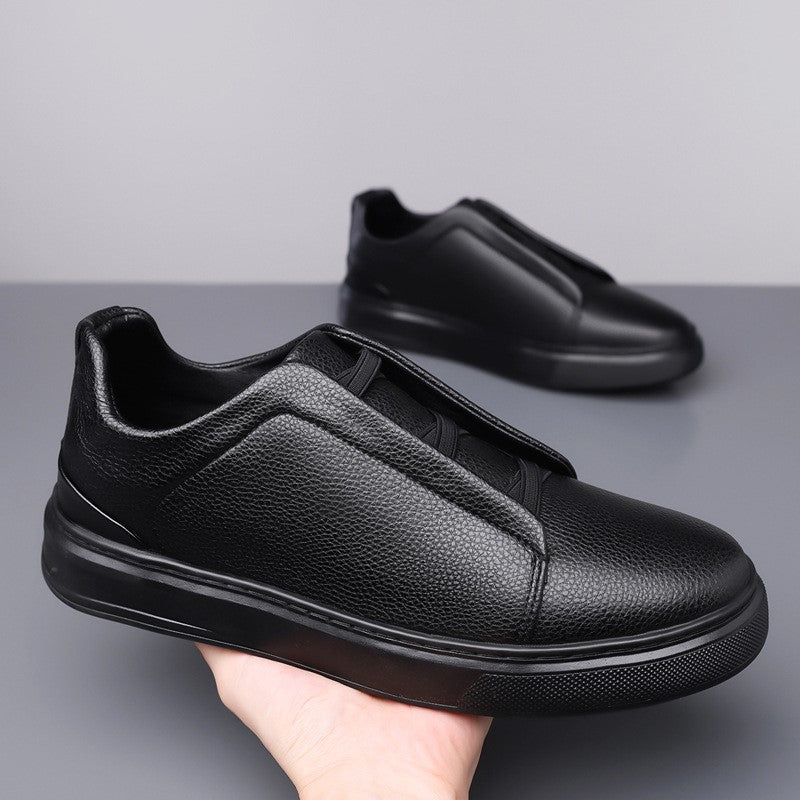 James Scott Low-Top Sneakers with Elastic Lace