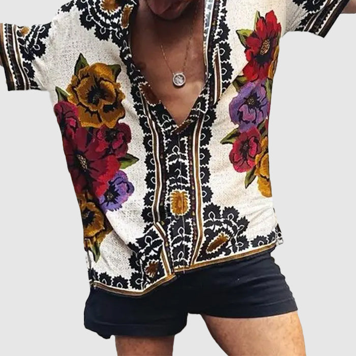 James Scott Printed Paradise Shirt