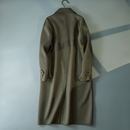 James Smith Men Wool Trench Coat