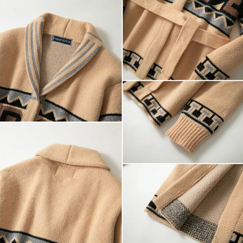 L’Étreinte Hivernale Cardigan by Franco Bianchi