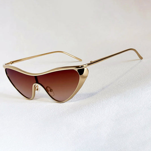 Lumira Cat Eye Sunglasses with Metal Frame