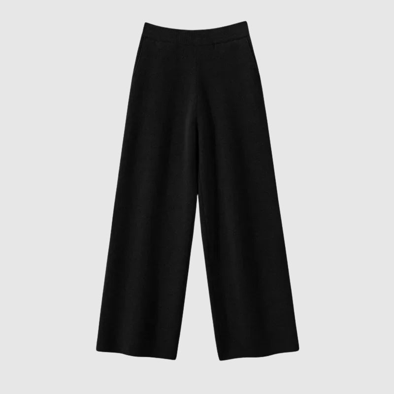 Luxe Flanelle Wide-Leg Pants by Camille Martin