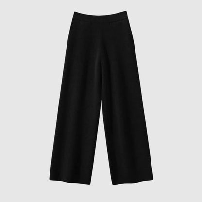 Luxe Flanelle Wide-Leg Pants by Camille Martin