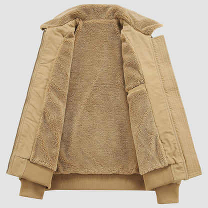 Men’s Cotton Winter Jacket with Fleece Lining