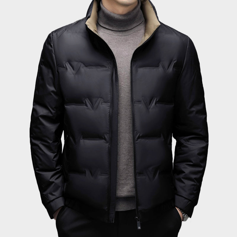 Men’s Duck Down Winter Zipper Jacket