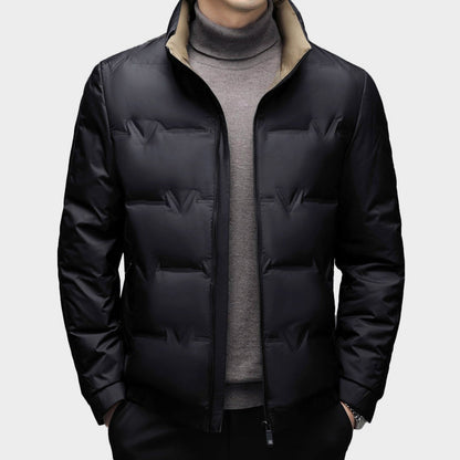 Men’s Duck Down Winter Zipper Jacket