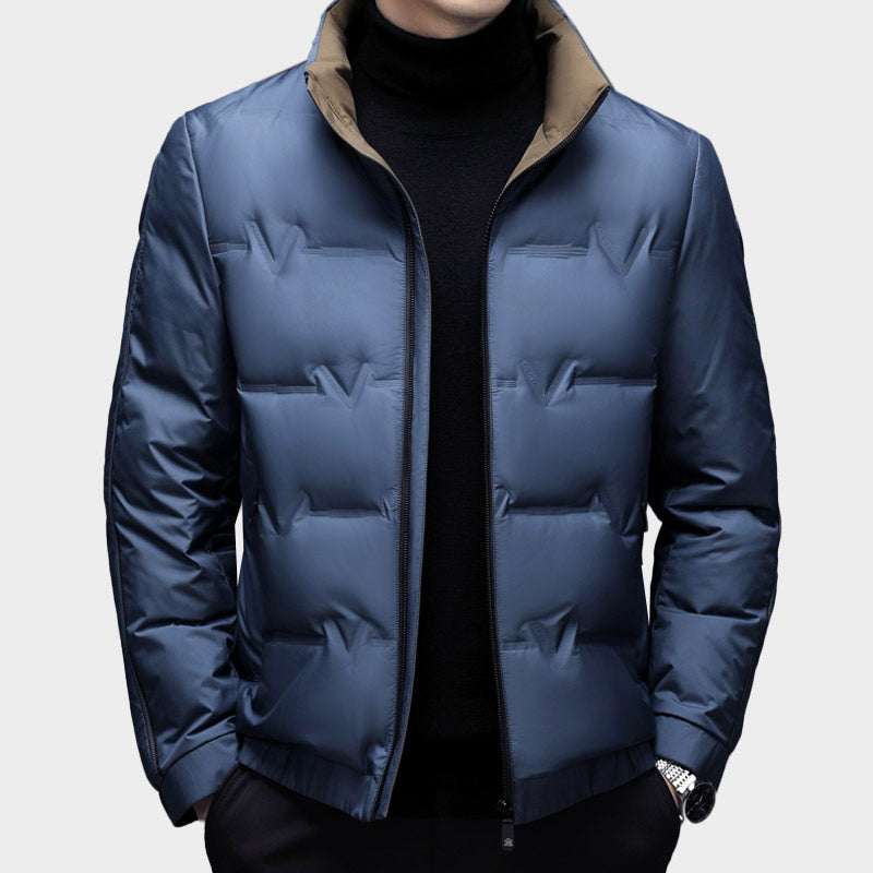 Men’s Duck Down Winter Zipper Jacket