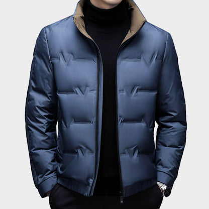 Men’s Duck Down Winter Zipper Jacket