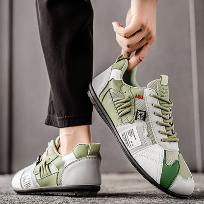 Men’s Retro Street Sneakers with Multi-Color Design